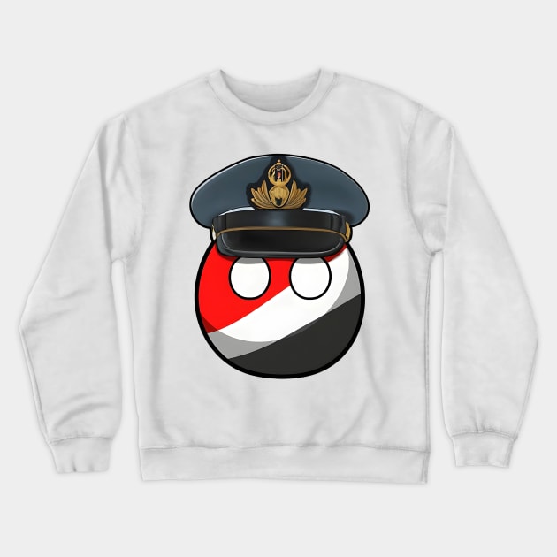 Sealand Polandball Countryball Design Crewneck Sweatshirt by Polandball World